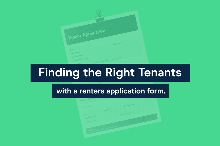 Find the Right Tenants with a Renters Application Form