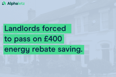 Landlords Forced to Pass on 400 Pound Energy Crisis Rebate to All Inclusive Billpayers
